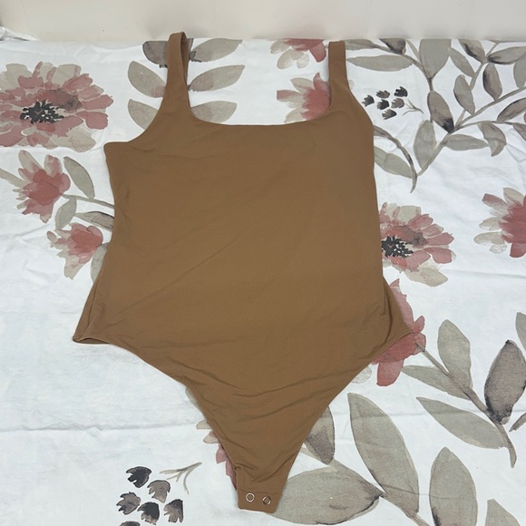 Auden Tan Shapewear Bodysuit - Picture 1 of 8